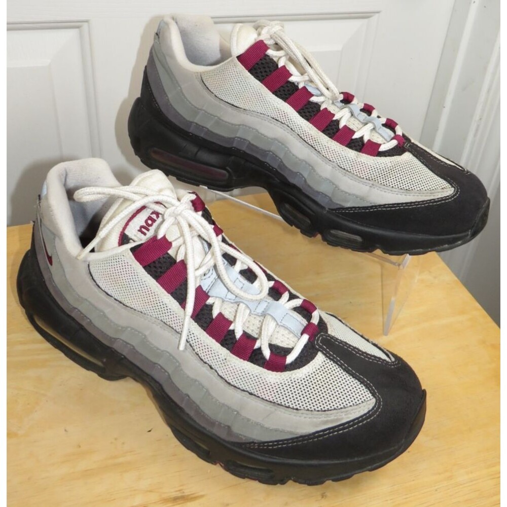 Nike Air Max 95 Dark Beetroot Grey Black White Mens Size 11 - DQ9001-001